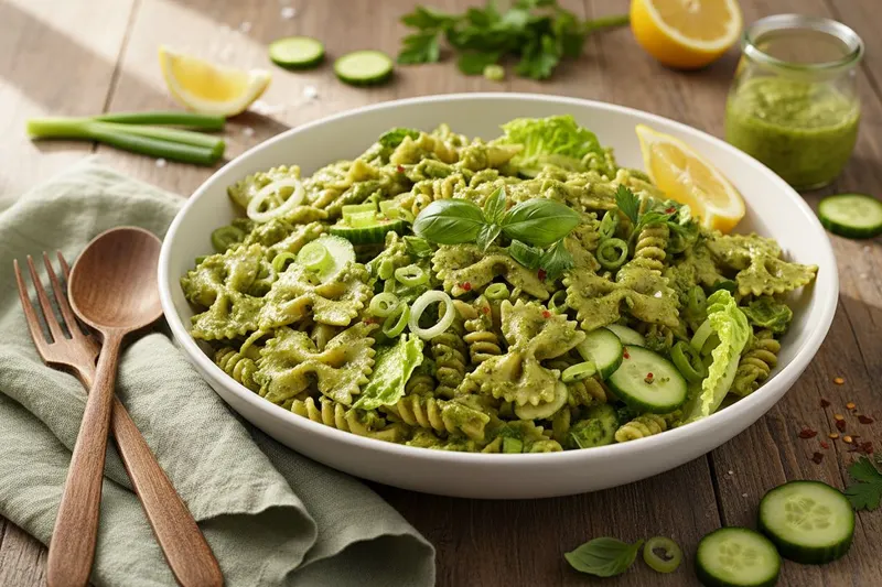 Green Goddess -pastasalaatti