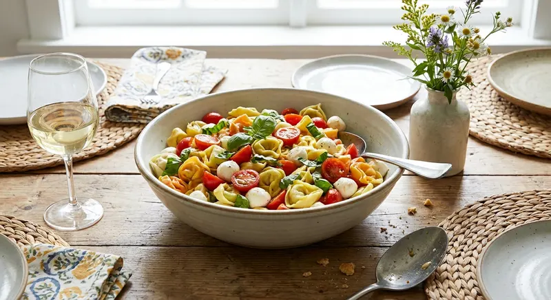 Helppo tortellinisalaatti