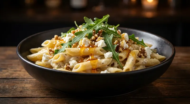 Hot honey vuohenjuustopasta 