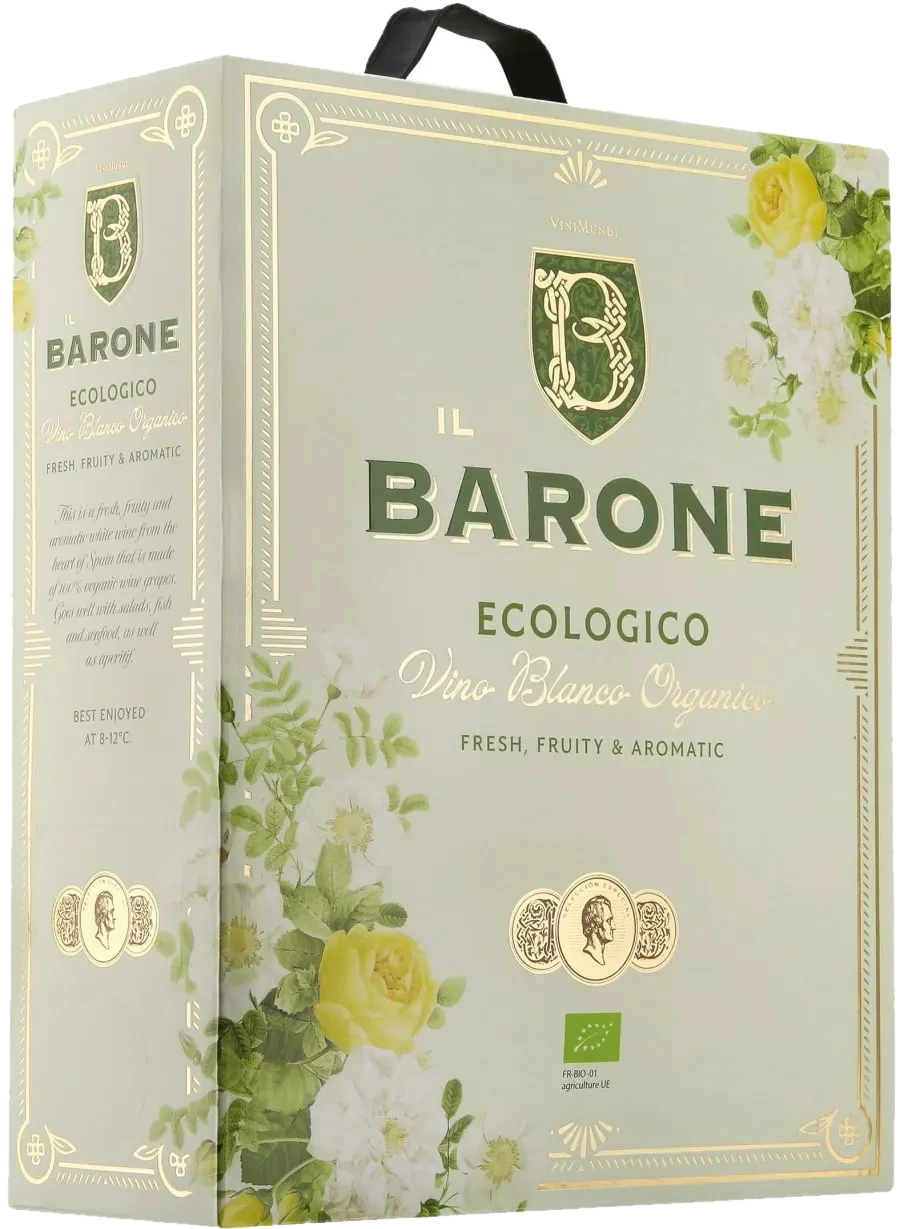 Il Barone Vino Blanco Organico 2025 hanapakkaus