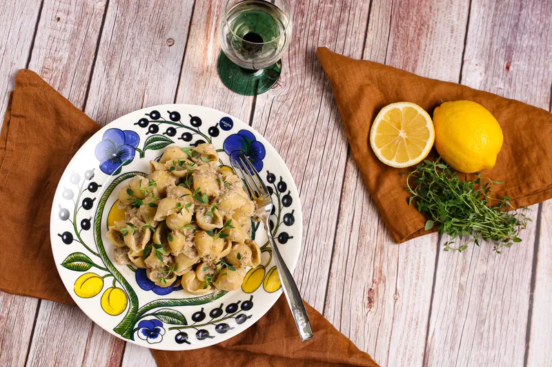 Tonnikalapasta Kapriksilla