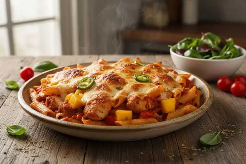 Lempeän tulinen kanapasta