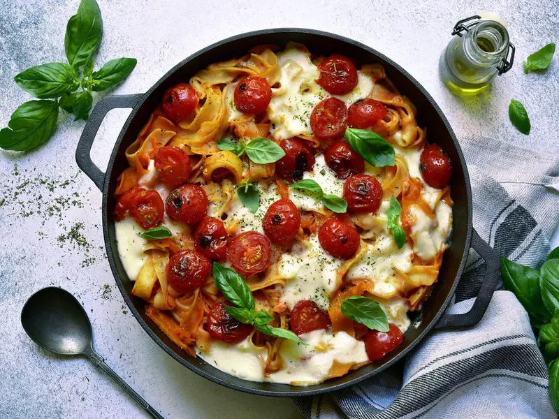 Mozzarella-pasta
