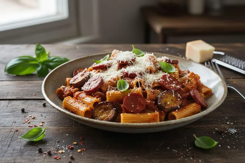 Munakoiso-chorizopasta