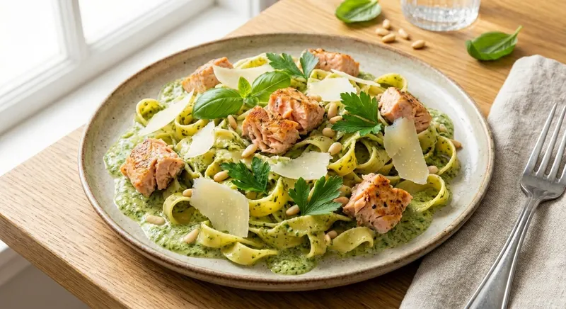 Pestopasta lohella