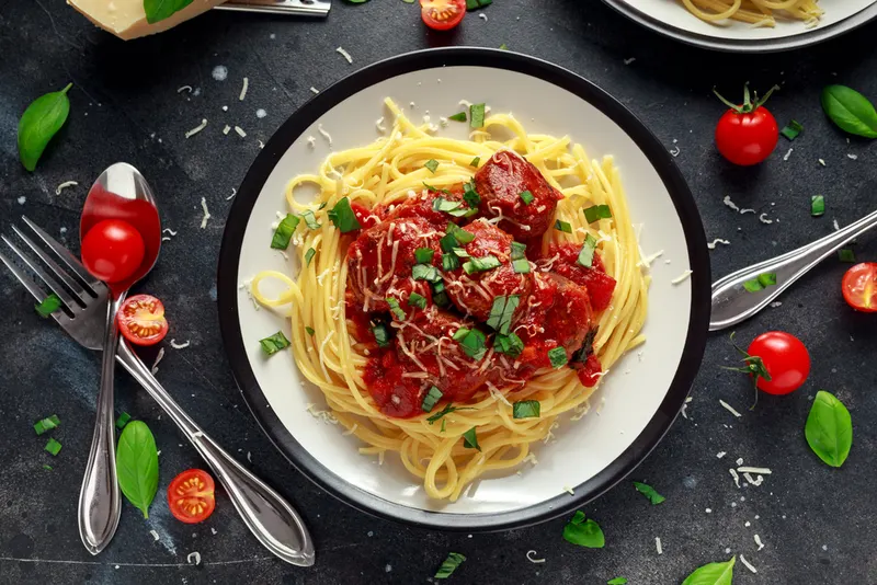 Lihapulla Spagetti