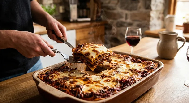 Tulinen lasagne